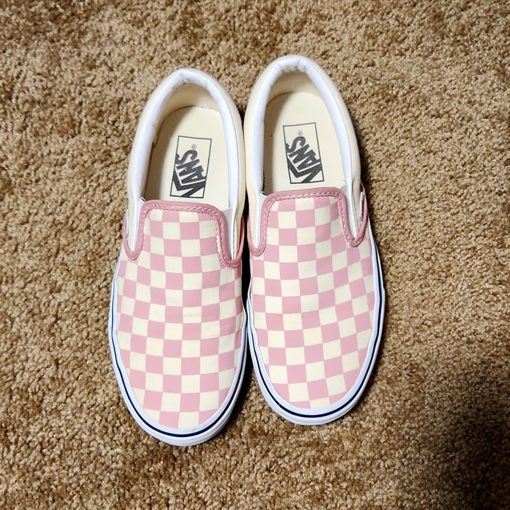 Vans Pink Checkers